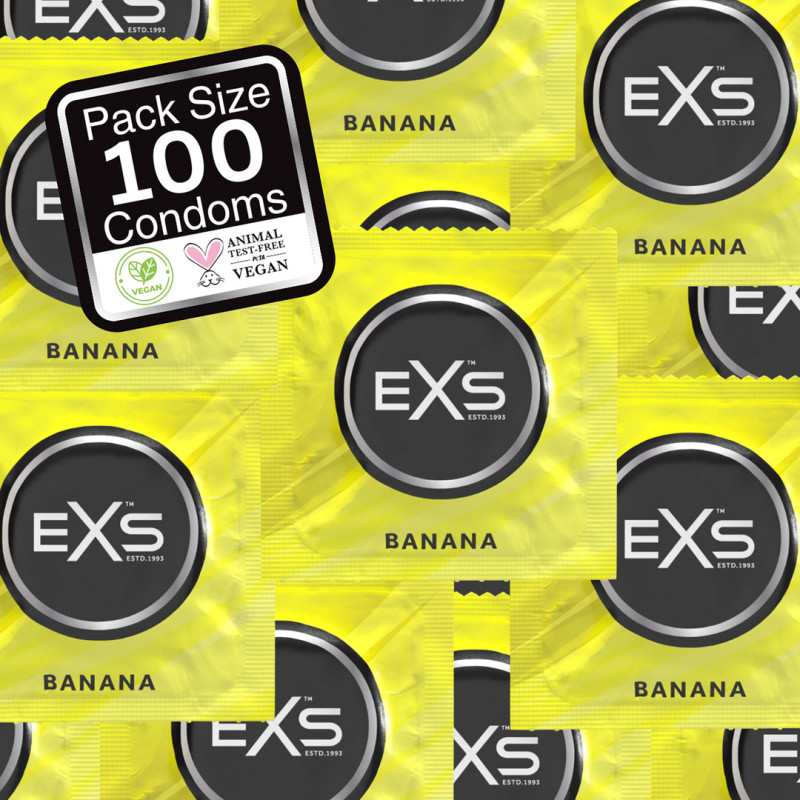EXS Préservatifs aromatisés Banana 54mm x100